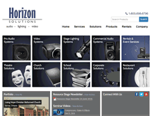 Tablet Screenshot of horizonsolutions.net